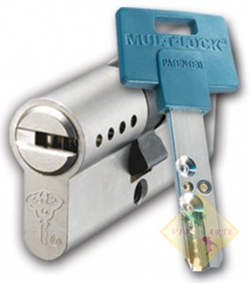 Цилиндр Mul-t-lock с малой шестеренкой INTER L76 Ш 33x43 (евро 35х45) ключ/ключ