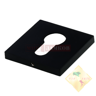 Накладка на ключевой цилиндр SC SQ-001 BLACK ADDEN BAU