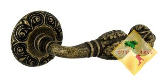 Ручка дверная на розетке LIBERTY "ЛИБЕРТИ" MM 2204.12 бронза античная - фото 1