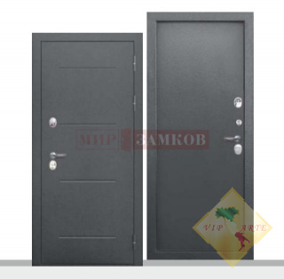 Дверь с терморазрывом 11 см ISOTERMA серебро металл/металл