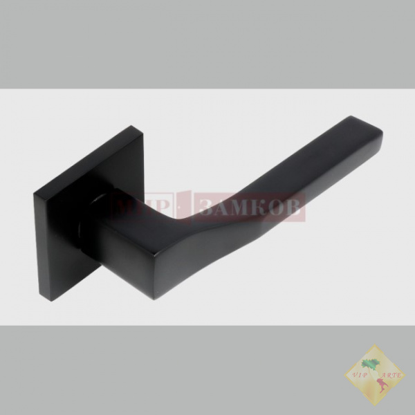 Дверная ручка на квадратной розетке CLIFF S-520 BLACK ADDEN BAU - фото 1
