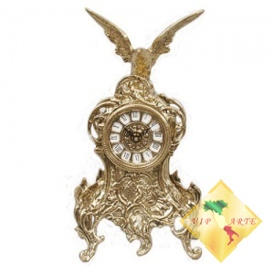 Каминные Часы с орлом из бронзы испанской фабрики VIRTUS 1945, 5061 (34х18 см)