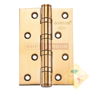 Петля универсальная SILLUR A010-C 100X70X3-4BB P.GOLD ARCHIE