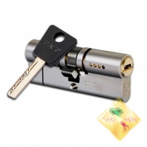 Цилиндр Mul-t-lock 7x7 L100 ТФ 50x50 ключ/вертушка