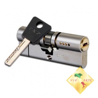 Цилиндр Mul-t-lock 7x7 L100 ТФ 50x50 ключ/вертушка - фото 1